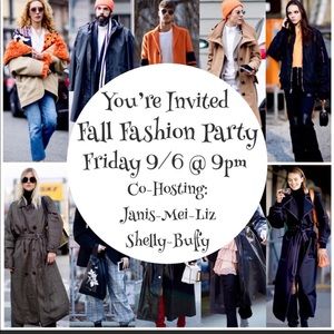 Co-hosting my 5th Poshmark Party 9/6/19 10PM EST